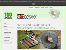 Tablet Screenshot of bracksieker.de